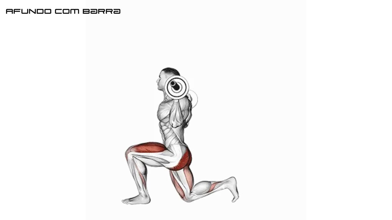 Como executar o exercício Afundo com Barra