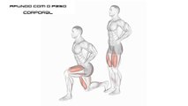Como executar o exercício Afundo com o Peso Corporal