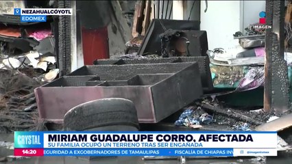 La familia Corro perdió su casa tras el incendio en Ciudad Lago