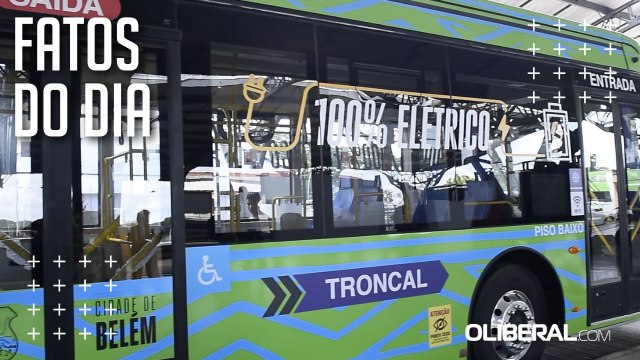 Novos ônibus elétricos começam a circular em agosto, em Belém