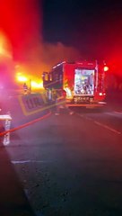 Şanlıurfa- Gaziantep otoyolunda korkunç son: TIR şoförü yanarak can verdi