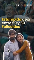 Estampida dejada entre 50 y 60 muertos en India