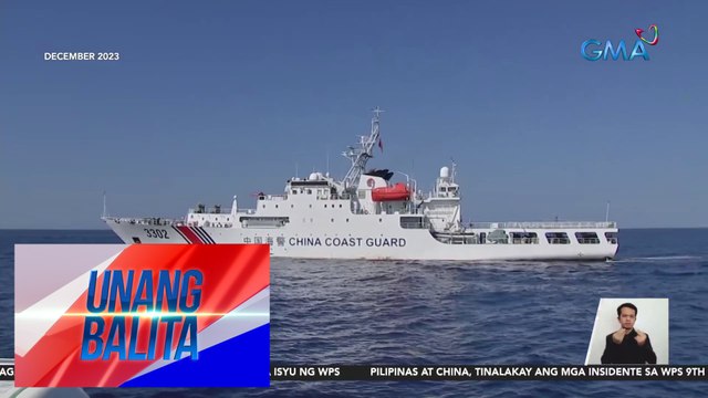 Barkong CCG 3302, namataan muli sa loob ng West Philippine Sea | Unang Balita