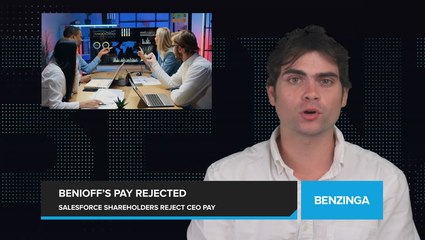 Salesforce Shareholders Reject CEO Pay Plan, Defying Board Recommendation