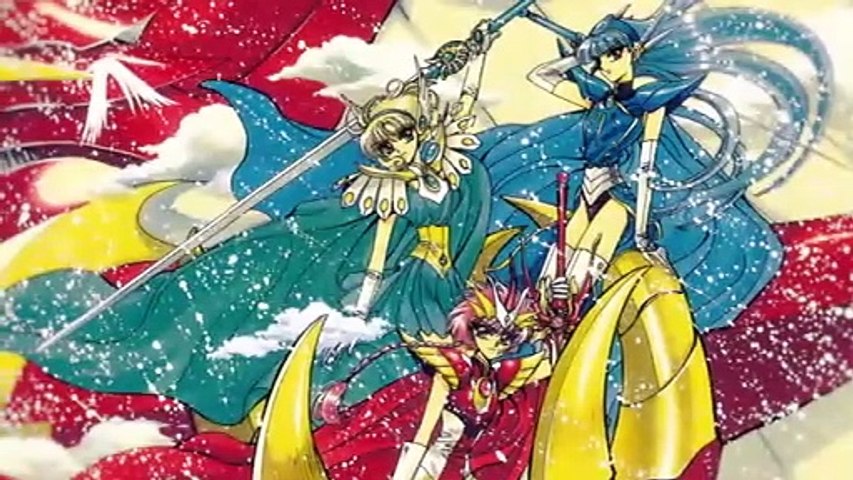 CLAMP「魔法騎士レイアース」エメロード姫 セル画＋動画 CLAMP「魔法