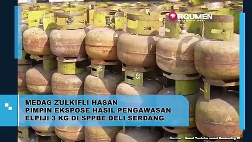 Mendag Zulkifli Hasan Pimpin Langsung Ekspose Hasil Pengawasan Elpiji 3 Kg Di SPPBE Deli Serdang