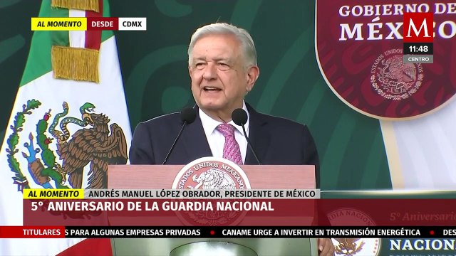 AMLO conmemora el quinto aniversario de la Guardia Nacional