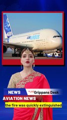 "Shocking: Lufthansa A380 Wheel Catches Fire on Landing in New Delhi!"