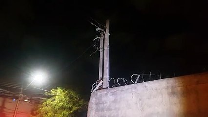 Homem é preso por furtar fios de telefonia na Rua Nereu Ramos