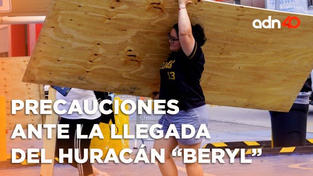 Beryl se degradó a huracán categoría 4, pero en Quintana Roo se preparan ante su llegada