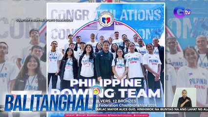 Philippine Rowing Team, wagi ng 18 medalya sa Asian Rowing Federation Championships 2024 | Balitanghali