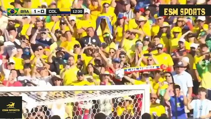 Brazil vs Colombia (1-1) Full Match Highlights Copa America 2024