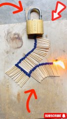 Lock Unlocked Experiment trick ,