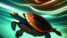 Underwater turtle 