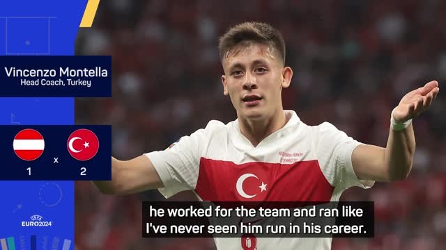 Arda Güler 'ran like never before' in Turkey win - Montella