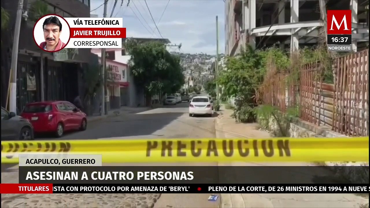 Crece inseguridad en el puerto de Acapulco, seis muertos en los dos primeros días de julio
