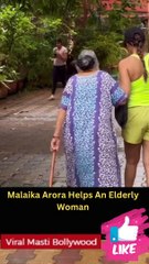 Malaika Arora Helps An Elderly Woman Post out the Gym
