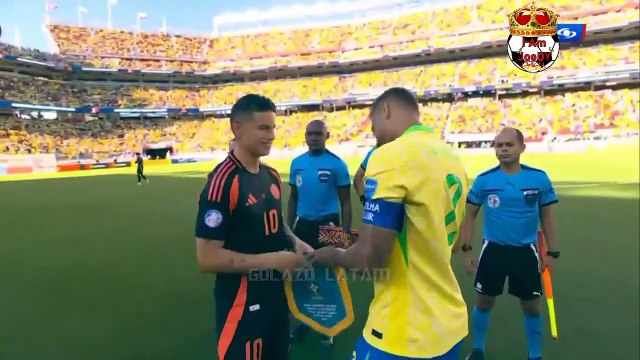 Copa America 2024 - Brasil vs Colombia 1x1 Resumen y Goles GOL CARACOL