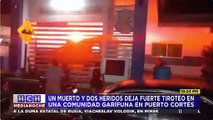 Tiroteo deja un muerto y un herido en comunidad Garífuna de Puerto Cortés