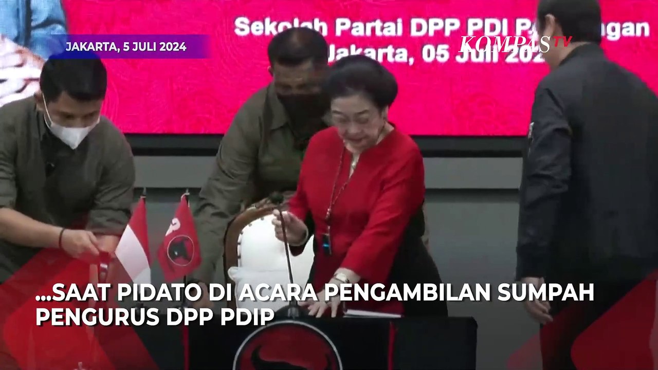 Kala Megawati Ungkit Kecurangan TSM Pemilu saat Pidato di Sekolah Partai PDIP
