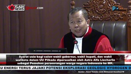Mahkamah Konstitusi Gelar Sidang Pengujian UU Pemilihan Gubernur, Bupati dan Walikota