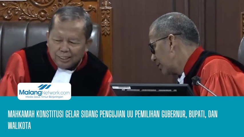 Mahkamah Konstitusi Gelar Sidang Pengujian UU Pemilihan Gubernur, Bupati, dan Walikota