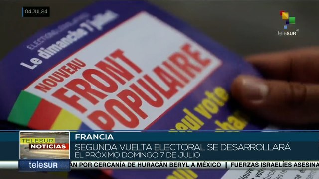 En Francia segunda vuelta electoral se desarrollará el próximo domingo 7 de julio