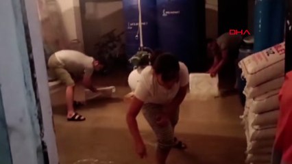 Burdur'da sağanak su baskınlarına neden oldu