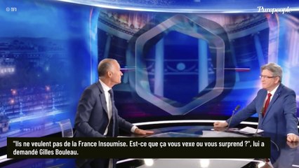Gilles Bouleau met les pieds dans le plat avec son invité, l'agacement est évident : "vous êtes terrible"