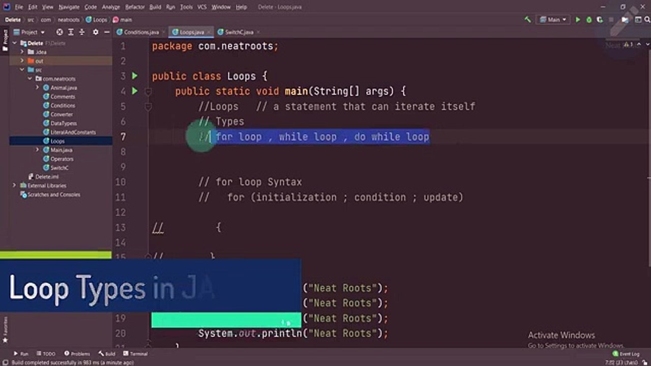 Lesson 17 - Mastering Loops in Java A Step-by-Step Guide