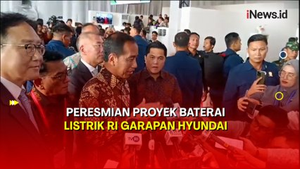Presiden Jokowi Resmikan Proyek Baterai Listrik RI Garapan Hyundai Rp160 T