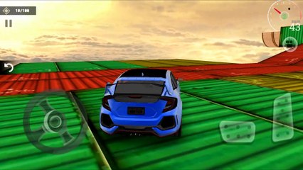 Mega Marathon Car Ramp Simulation Gameplay Part 1 | GT Mega Car Ramp