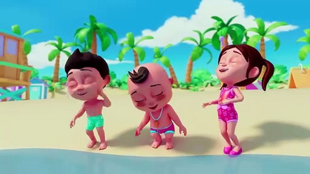 Beach Ball Song | Fun Play Outside With  My Beach Ball | Funny Beach Day Adventure By Baby Berry