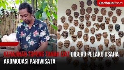 Kerajinan Topeng Tanah Liat Diburu Pelaku Usaha Akomodasi Pariwisata