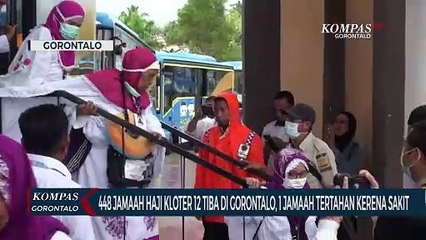 448 Jamaah Haji Kloter 12 Tiba di Gorontalo, 1 Jamaah Tertahan Karena Sakit
