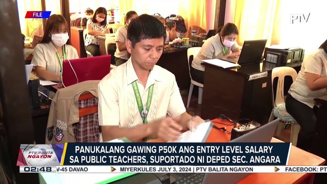 Panukalang gawing P50-K ang entry-level salary sa public teachers, suportado ni incoming DepEd Sec. Angara
