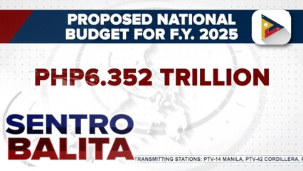 PBBM, inaprubahan na ang proposed national budget para sa 2025