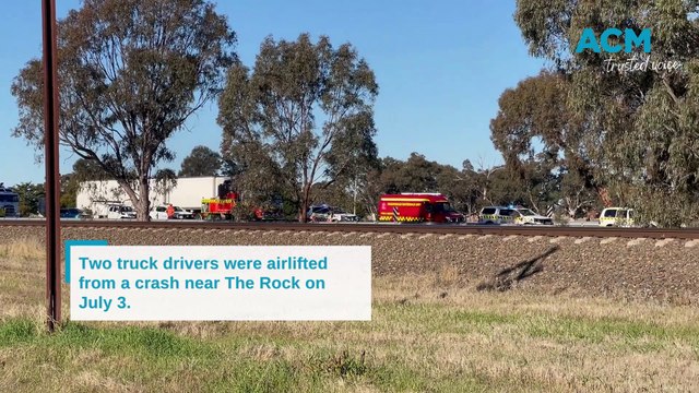 Truck drivers airlifted from Olympic Highway, The Rock crash | Daily Advertiser | July 3, 2024