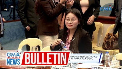 NBI - Fingerprint ng "Alice Guo" na nag-apply ng NBI clearance noong 2005, hindi tugma sa fingerprint ni Mayor Alice Guo kahit pareho ang pangalan at birthday | GMA Integrated News Bulletin