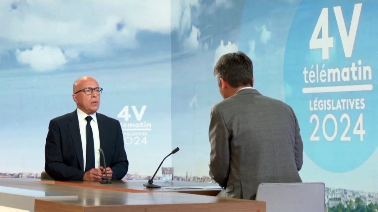 Incident sur France 2 quand Eric Ciotti accuse Thomas Sotto d'être un militant plutôt qu'un journaliste: "Vous êtes le porte-parole d'un camp ! Vous discréditez le service public en vous engageant ainsi" - VIDEO