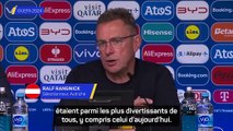 Rangnick : “Il y a eu d'autres matches que j'ai regardés à la télévision et pour lesquels j'ai eu du mal à rester éveillé”