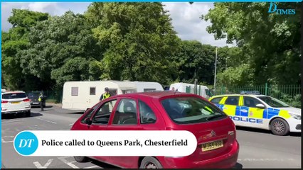 Travellers at Queen’s Park Sports Centre Chesterfield