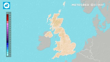 UK modelled rainfall for the next few days