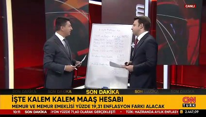 Memur ve emeklilerin zam oranı belli oldu