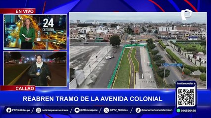 Línea 2 del Metro de Lima: reabren avenida Colonial en el Callao
