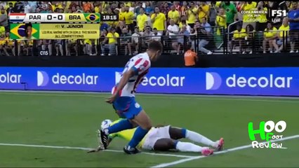 Highlights 2024 HD  Brazil vs Paraguay 4 1 & All Goals   Copa America@HOOFOOTREVIEW4k @T20Review