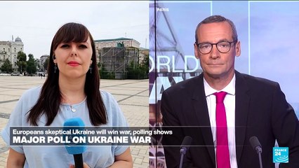 Europeans skeptical Ukraine will win war, poll finds