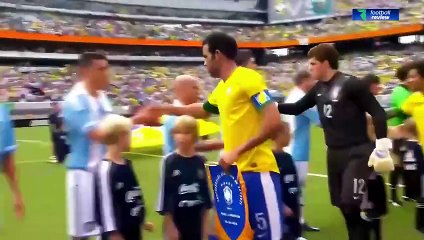 MESSI HUMILIATED NEYMAR AND THE BRAZILIAN SELECTION WITH HAT TRICK AND A SPECTACULAR GENIUS GOAL