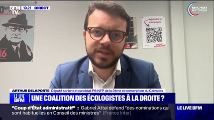Législatives: "Défendre des valeurs communes malgré ce qui nous oppose politiquement" explique Arthur Delaporte (PS)