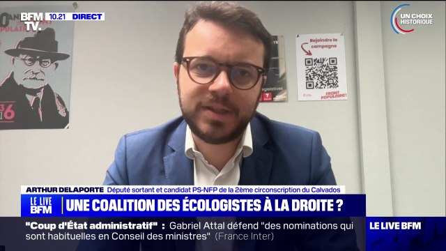 Législatives: Défendre des valeurs communes malgré ce qui nous oppose politiquement explique Arthur Delaporte (PS)